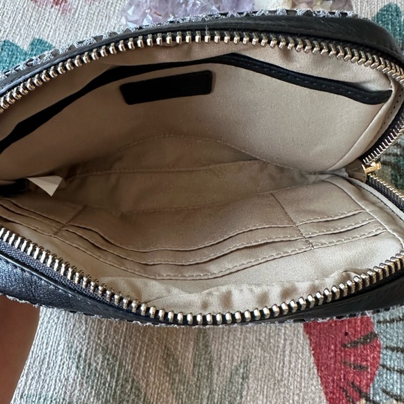 Cole Haan Python Snakeskin Print Genuine Leather Wristlet - Picture 4 of 5